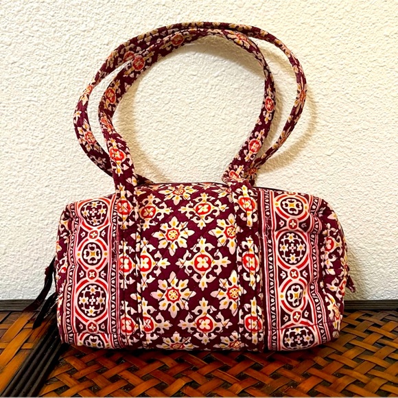 Vera Bradley Bags Vera Bradley Small Shoulder Bag Maroon Print